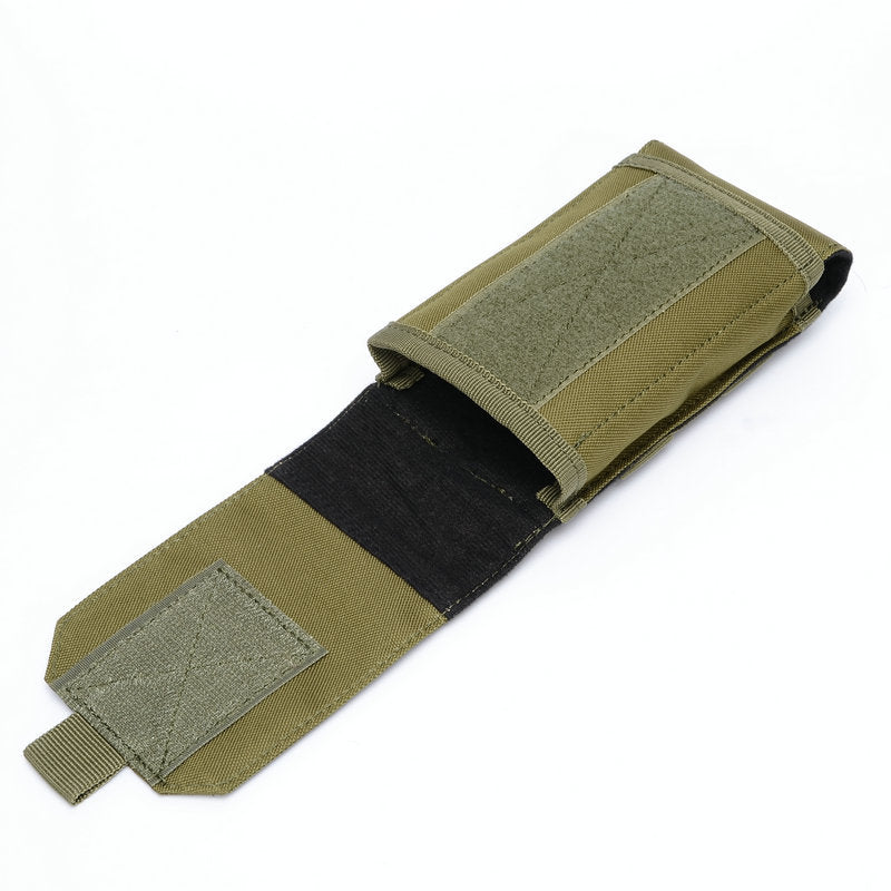 Multi functional outdoor camouflage phone bag, convenient hanging bag, sports waist bag, wearing belt, tactical waist bag - Korvel