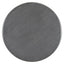 TREXM Five Piece Retro Round Dining Table Set with Curved Brackets and 4 Restaurant Cushioned Chairs (Dark Gray) - Korvel