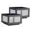 Solar Wall Lamp With Dimmable LED Aluminium - Korvel