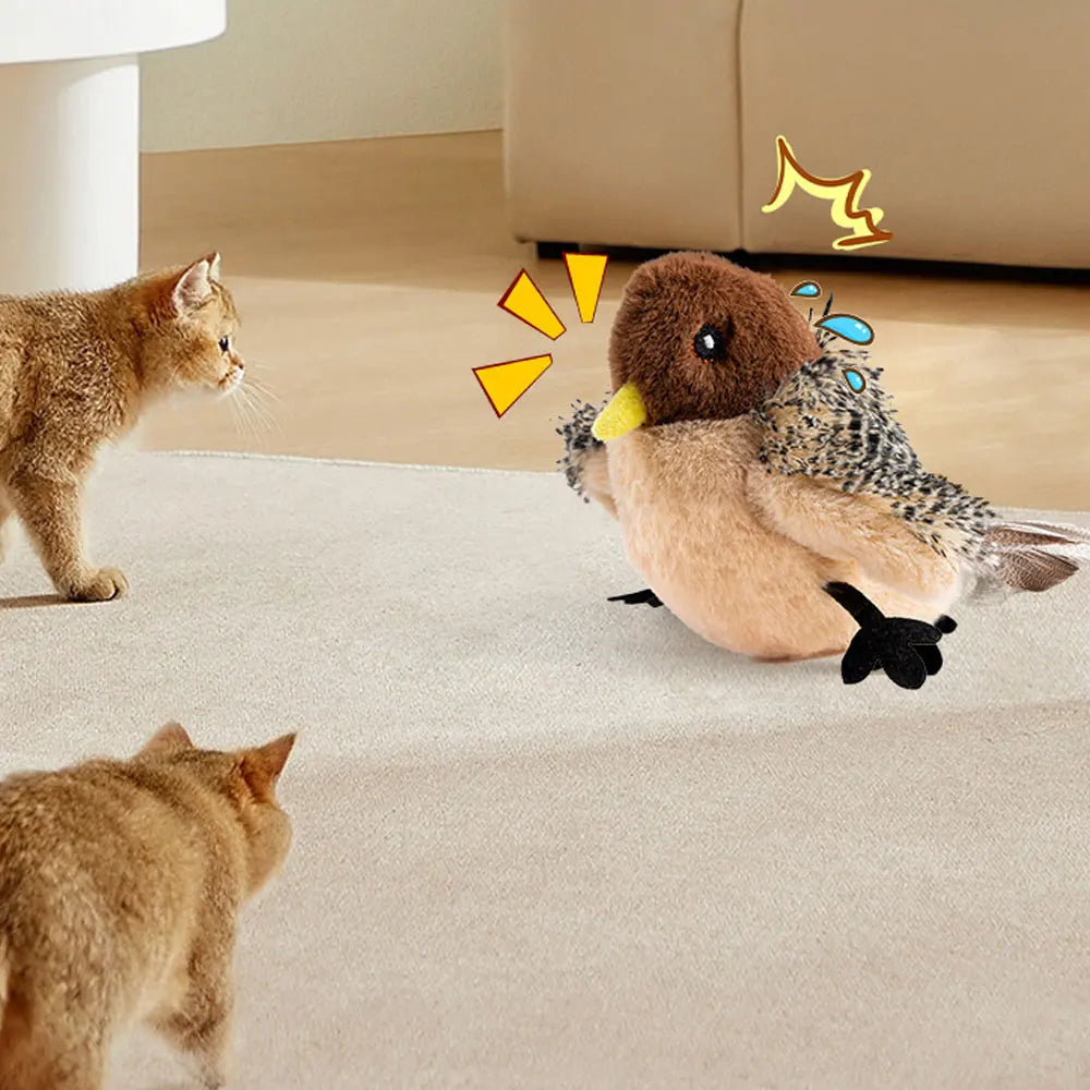 Premium Plush Teaser Sticks for Cats
