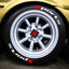 SPORTS series car tire letter sticker DIY sticker personalized modification sticker 3D three-dimensional all-in-ode tire sticker - Korvel