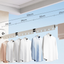 Multifunctional Retractable Fold Away Clothes Drying Hanger Space-Saving Bathrooms Usage - Korvel