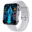 F300 smartwatch ECG electrocardiogram monitoring SOS fall alarm blood glucose and blood pressure watch HRV report - Korvel