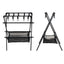 Outdoor camping folding shelf camping car drying rack drying net drying rack storage rack - Korvel