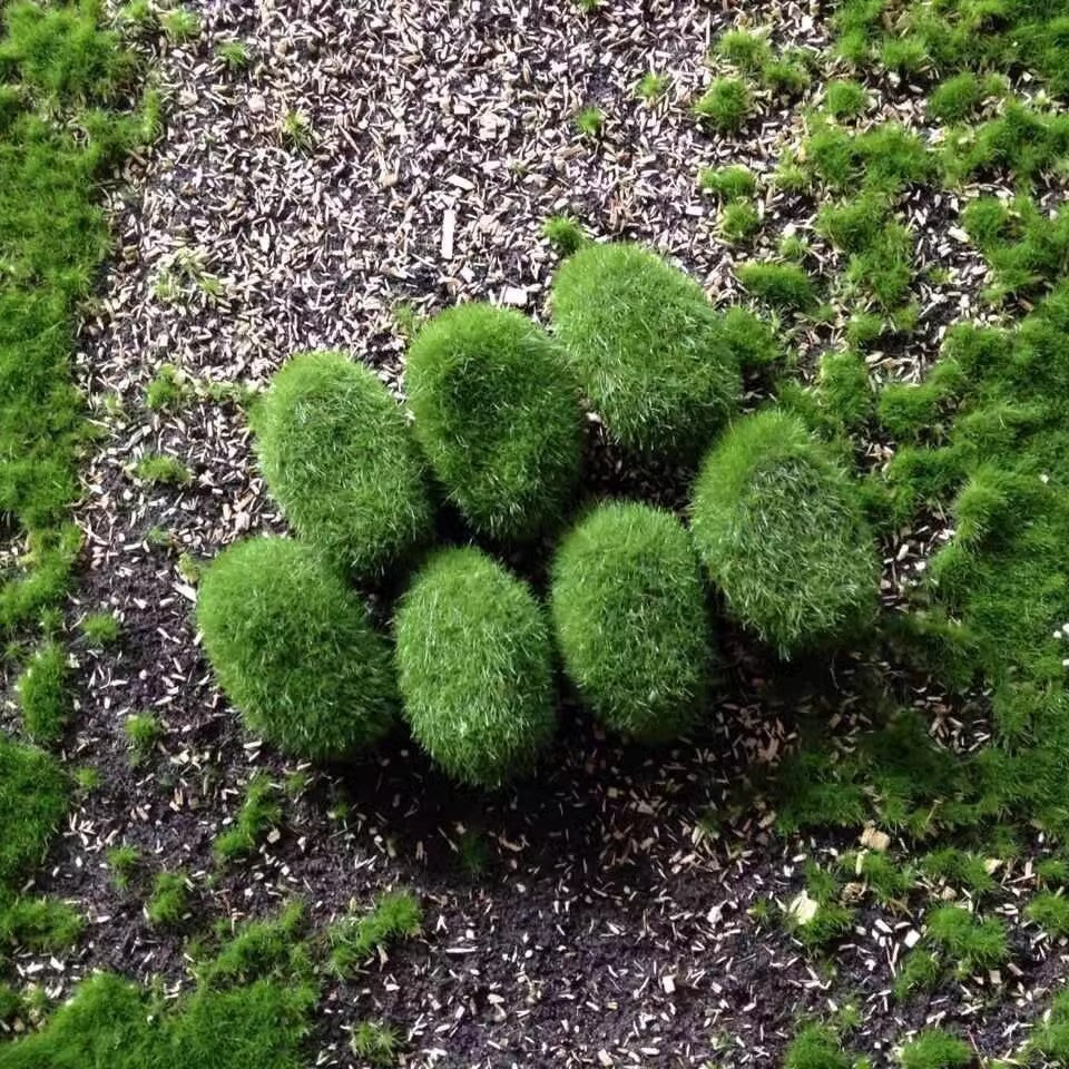 Mossy Stone Artificial Green Stone Arrangement