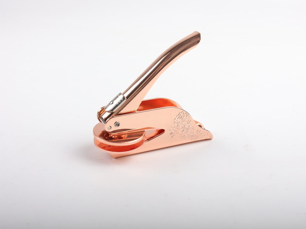 Customized non embroidered steel embossed pliers with steel seal engraved wedding pliers with steel seal logo - Korvel