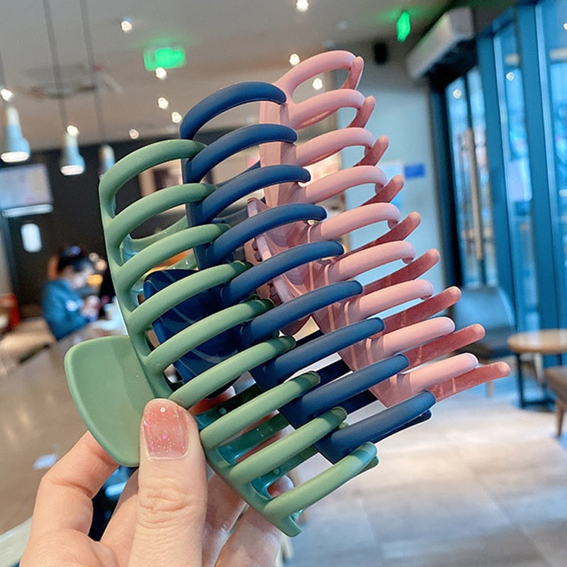 Elegant Korean Large Acrylic Hair Claw for Women