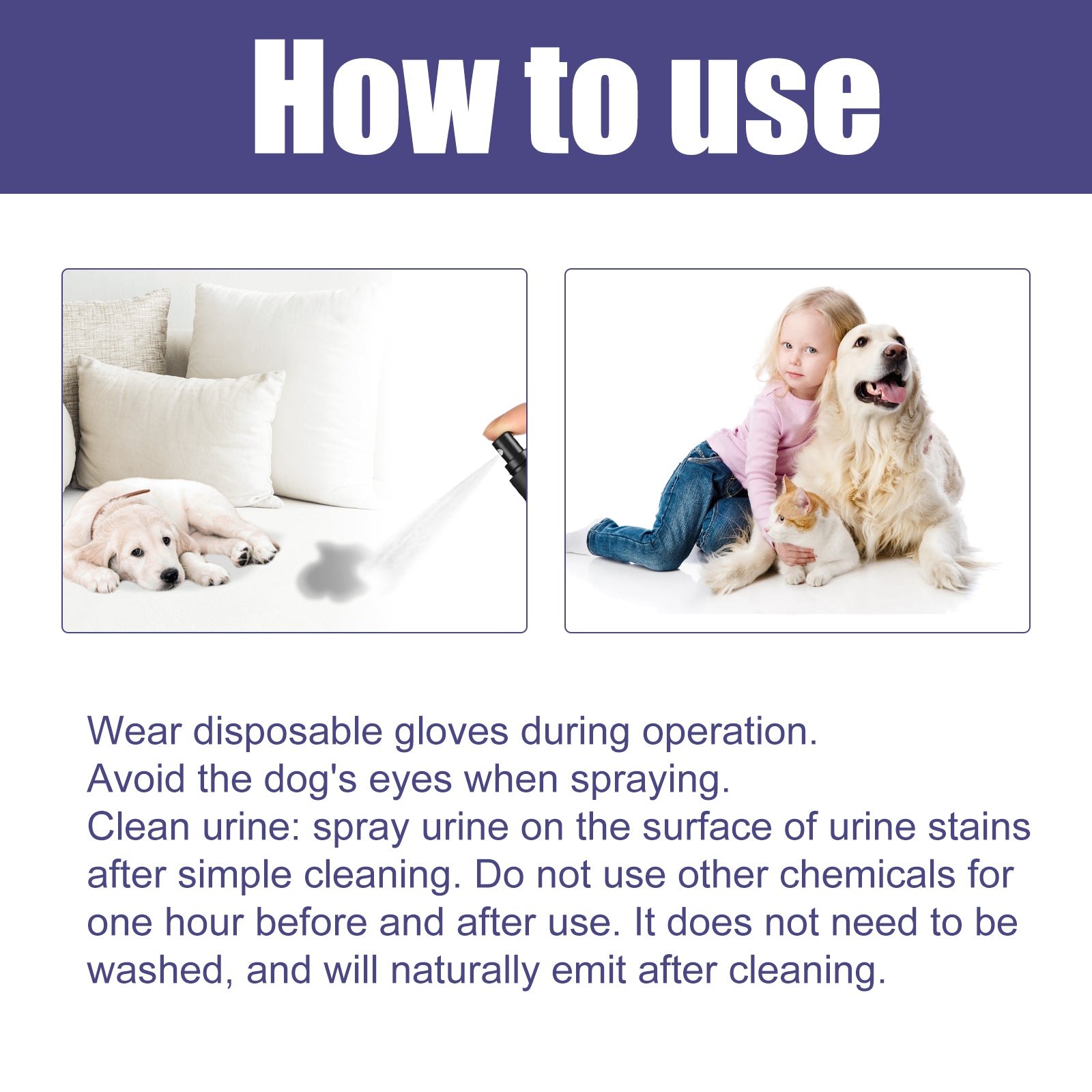 Pet Deodorant Spray To Remove Odors, Dogs And Cats To Remove Urine Odor Body Odor Feces Smell Clean Air - Korvel