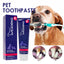 Pet Mouth Cleaning Cream, Cats And Dogs Clean Bad Breath Tartar Stains White Teeth Cream - Korvel