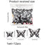 Halloween 3D Butterfly Bat Wall Stickers - 12 Pack