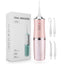 Flusher Dental Eléctrico Portátil de 220ml con 3 Configuraciones de Velocidad