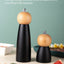 Kitchen Adjustable Coarseness Wood Pepper Grinder Mill Wooden Manual Sea Ceramic Grinding Mechanism Salt Mill - Korvel