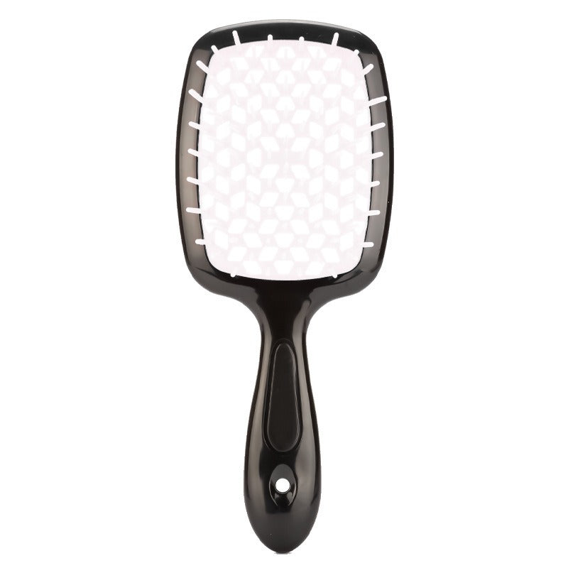 Honeycomb hollow massage comb, smooth hair grid comb, smooth hair dry and wet dual-purpose comb, curly and fluffy hair styling comb - Korvel