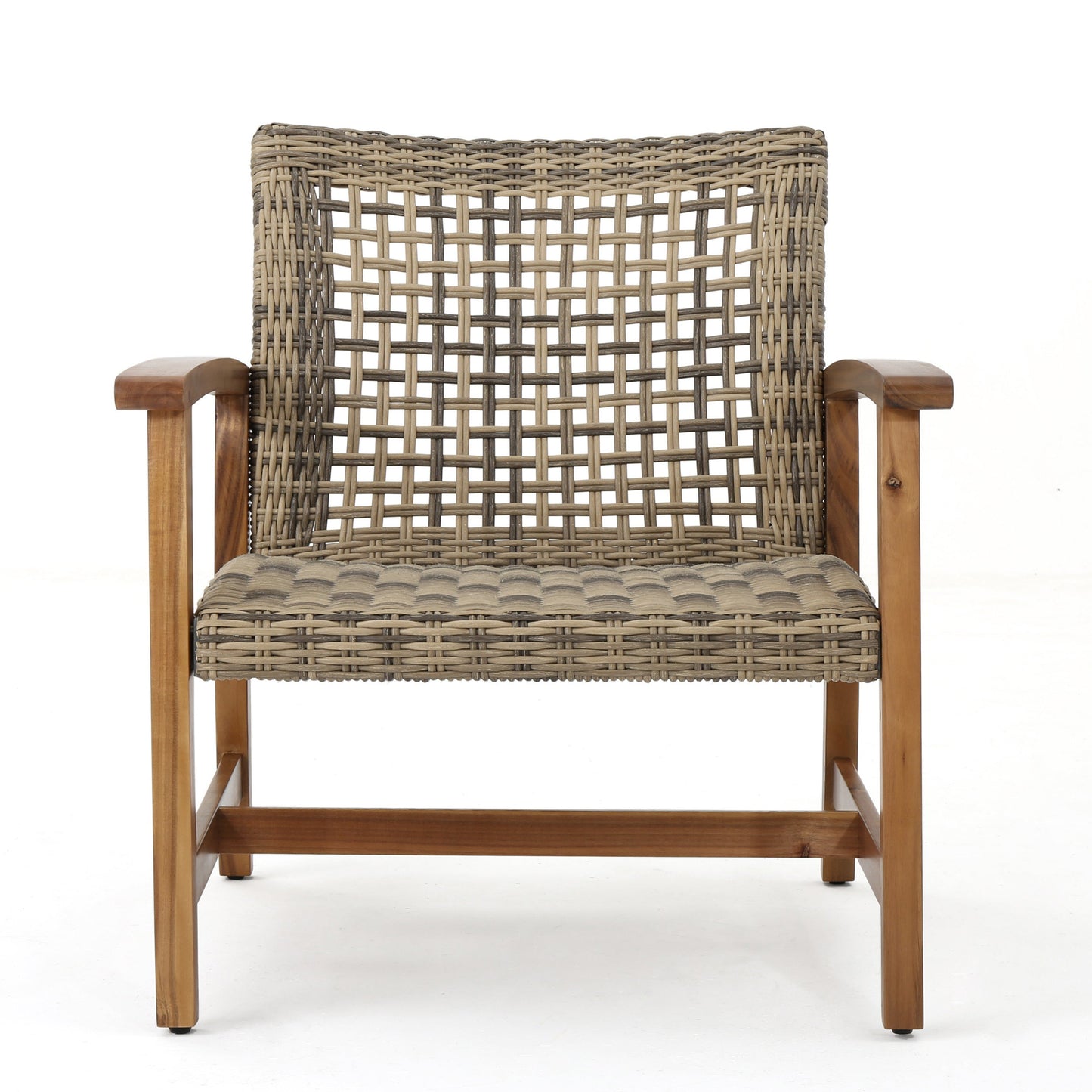 HAMPTON WOOD + WICKER CLUB CHAIR ( set of 2) - Korvel