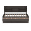 Twin Size Wooden Captain Bed with Storage and Trundle - Antique Gray