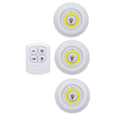 3W Wireless Remote Control Dimmable Under Cabinet Light