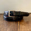 Premium Black Glazed Full Skin Belt