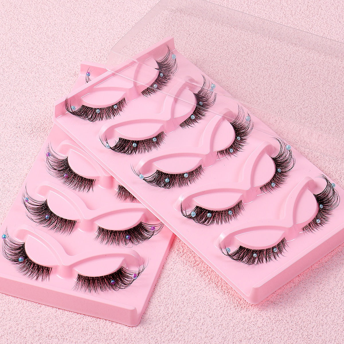 Pestañas de tira 3D con forma de ojo de gato alado Foxy - Vegan Faux Mink