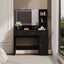 Smart mirror dressing table with drawers and storage cabinets - Korvel