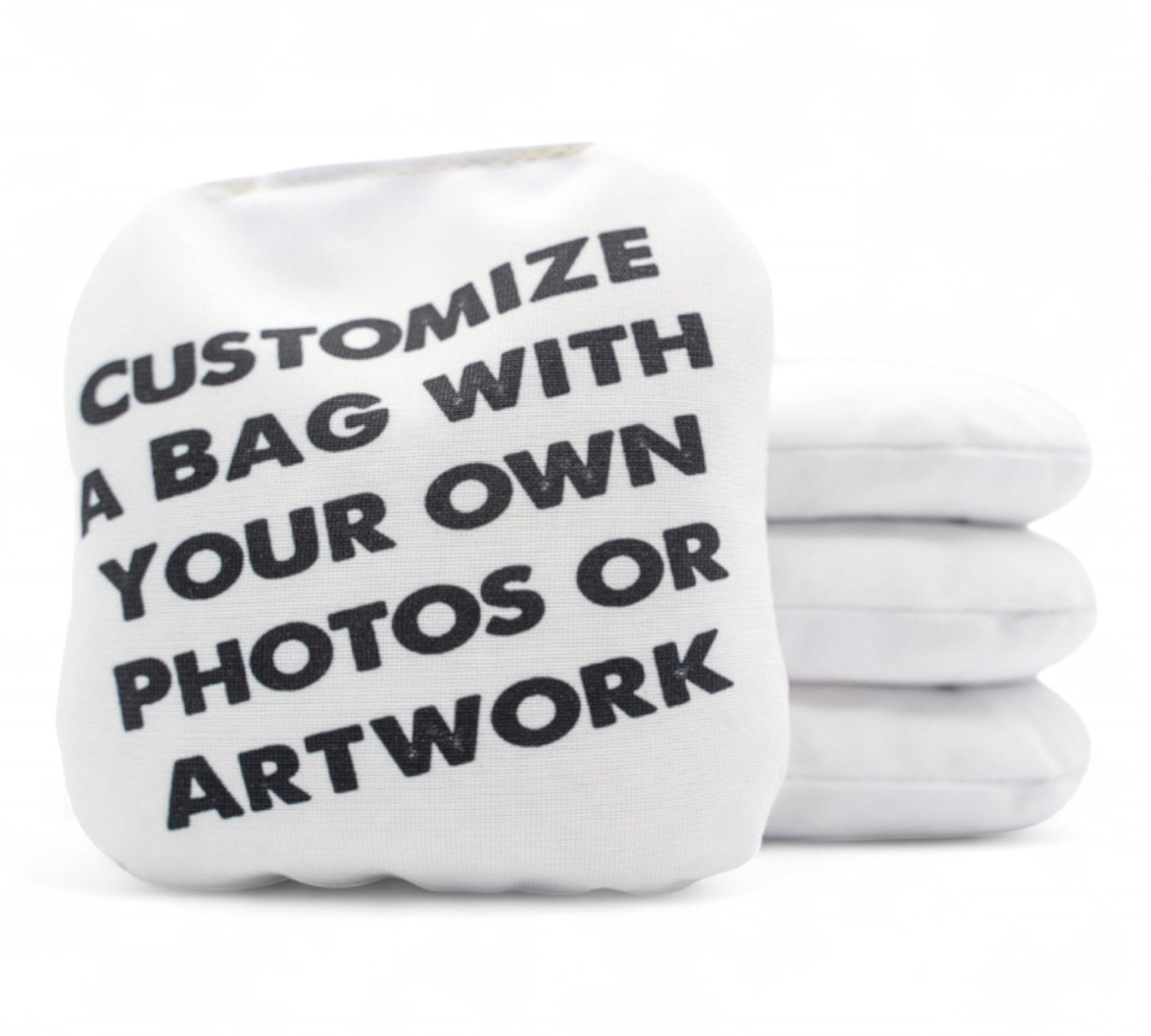 Custom back yard slick and stick cornhole bags - upload your custom design! - Korvel