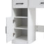 Elegant Lighted Vanity Desk Set with Adjustable Brightness