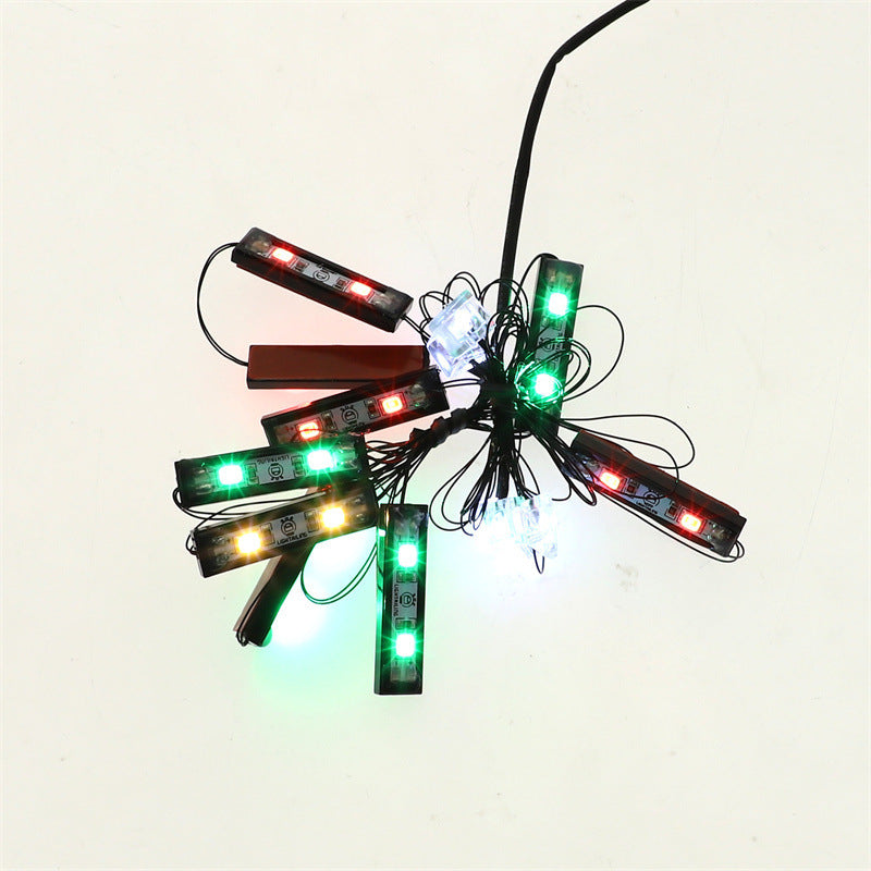 Éclairage LED compatible LEGO pour la voiture de sport hybride Peugeot 9X8