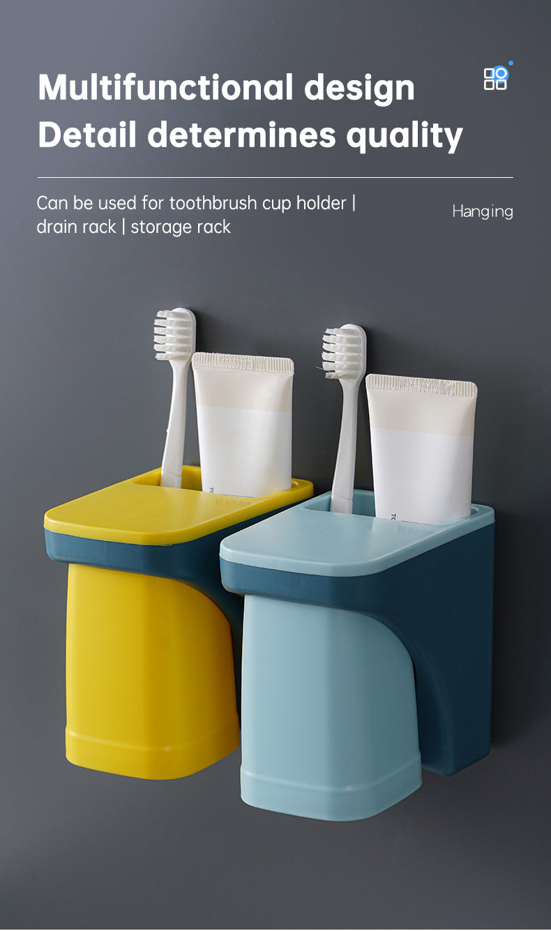 Premium Magnetic Toothbrush Holder for Elegant Bathroom Storage