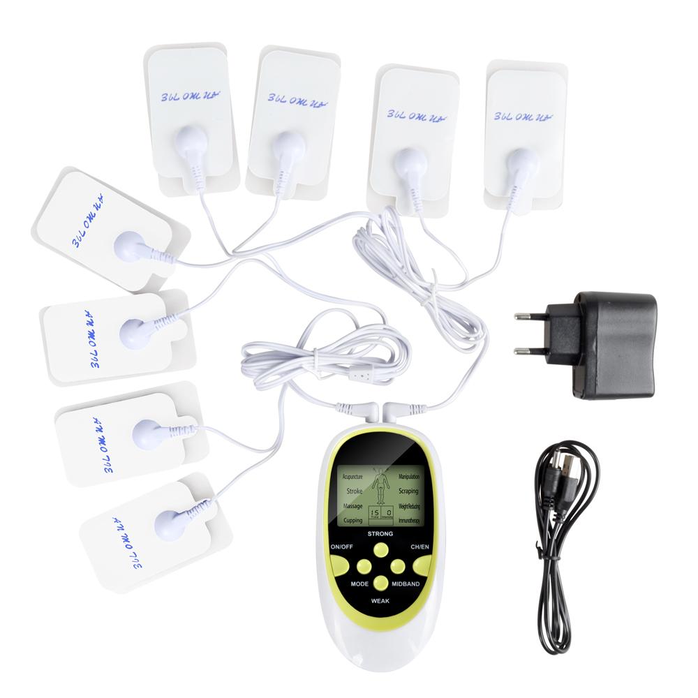 Masajeador Eléctrico de Doble Salida para Relajación Corporal Completa