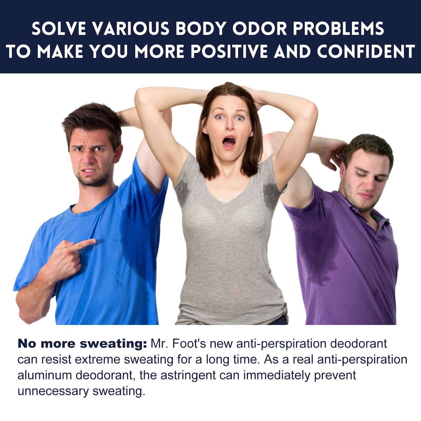 Underarm Deodorant Spray, Fresh Underarm Odor Portable Deodorant Anti-Perspirant Spray - Korvel