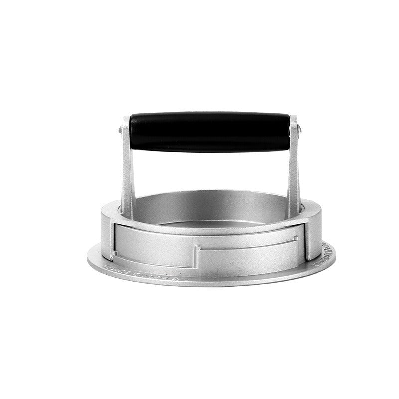 DIY rotary meat patty press three in one adjustable household aluminum alloy hamburger meat press mold manual - Korvel