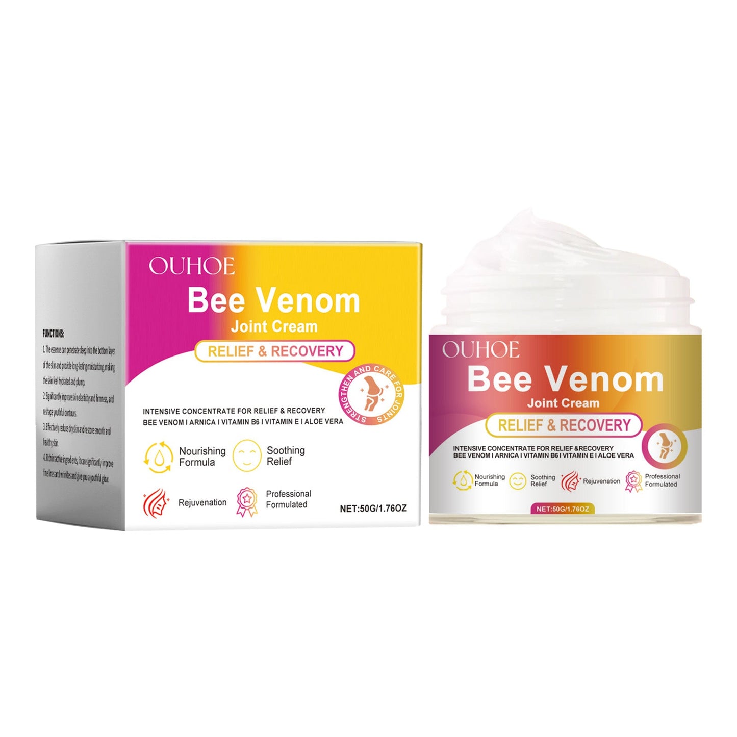 Premium Bee Venom Joint Care Cream for Moisturizing Relief