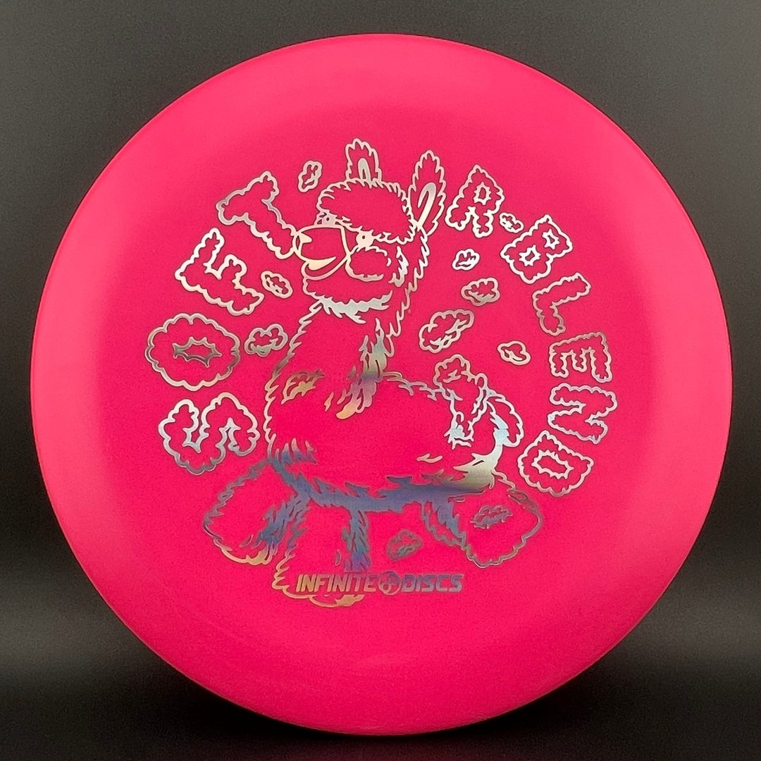 Soft R-Blend Alpaca Disc Golf Putter - Fluffy Alpaca Stamp