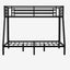 Lit superposé en métal Twin XL sur Queen - Design gain de place