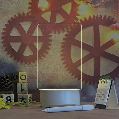 Transparent Luminous Acrylic Noteboard for Your Space