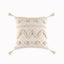 Tassels Cushion Cover 45x45cm Beige White Pillow Covers Decorative Pillow Case Square Home Boho Decor Macrame Pillowcase - Korvel