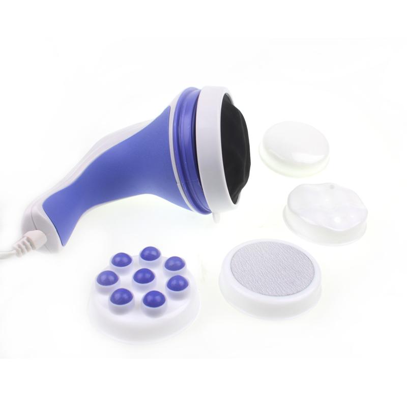 Mambo Full Relax Tone Spin Body Massager With 5 Headers Relax Spin Tone Slimming Lose Weight Burn Fat Full Body Massage Device - Korvel