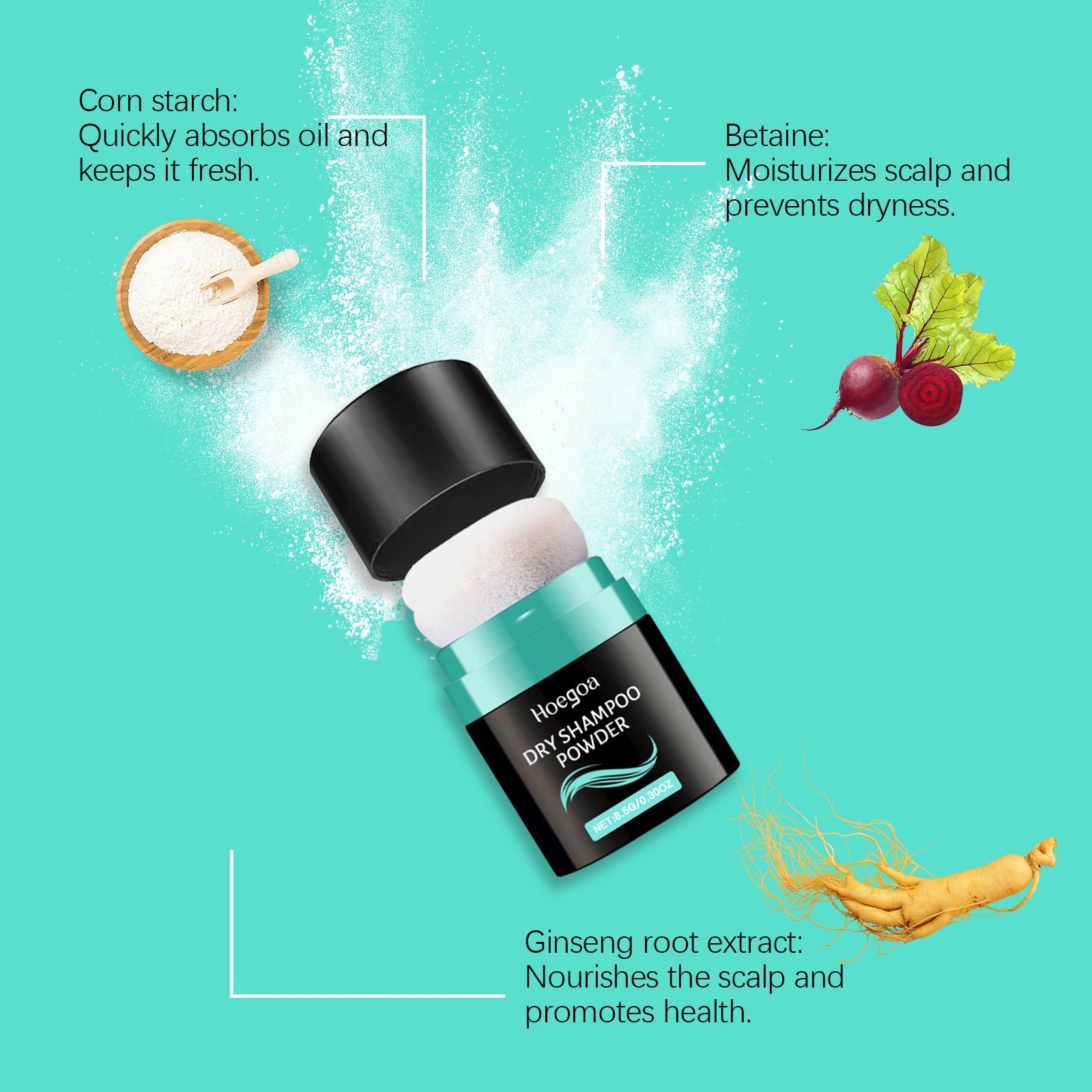 Dry Cleaning Hair Fluffy Powder - Korvel