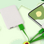 Little Fresh Cartoon Data Cable Avocado Phone Data Cable Cute Girl One to Three Fruit Fast Charging Cable - Korvel