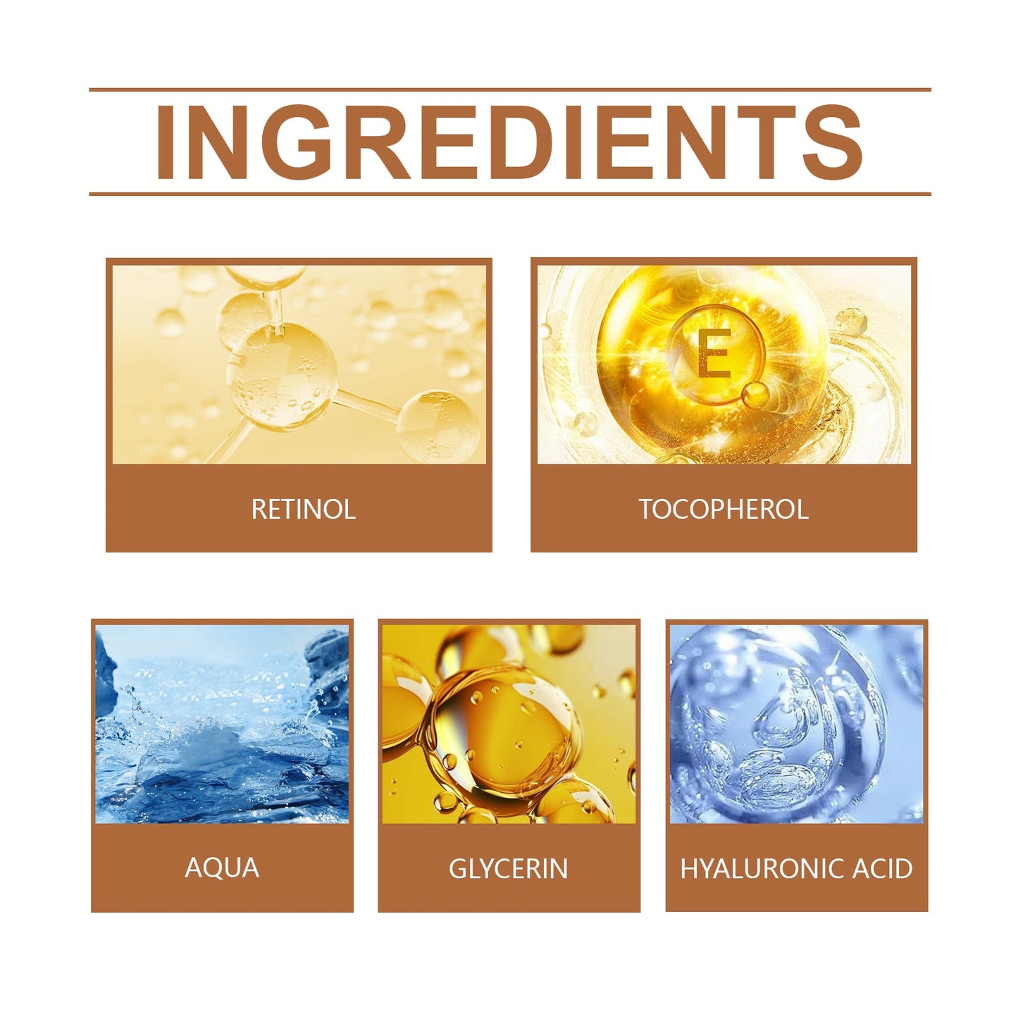 Retinol Serum, Multi-Effect Skin Repair, Nourishing, Hydrating And Brightening Serum - Korvel