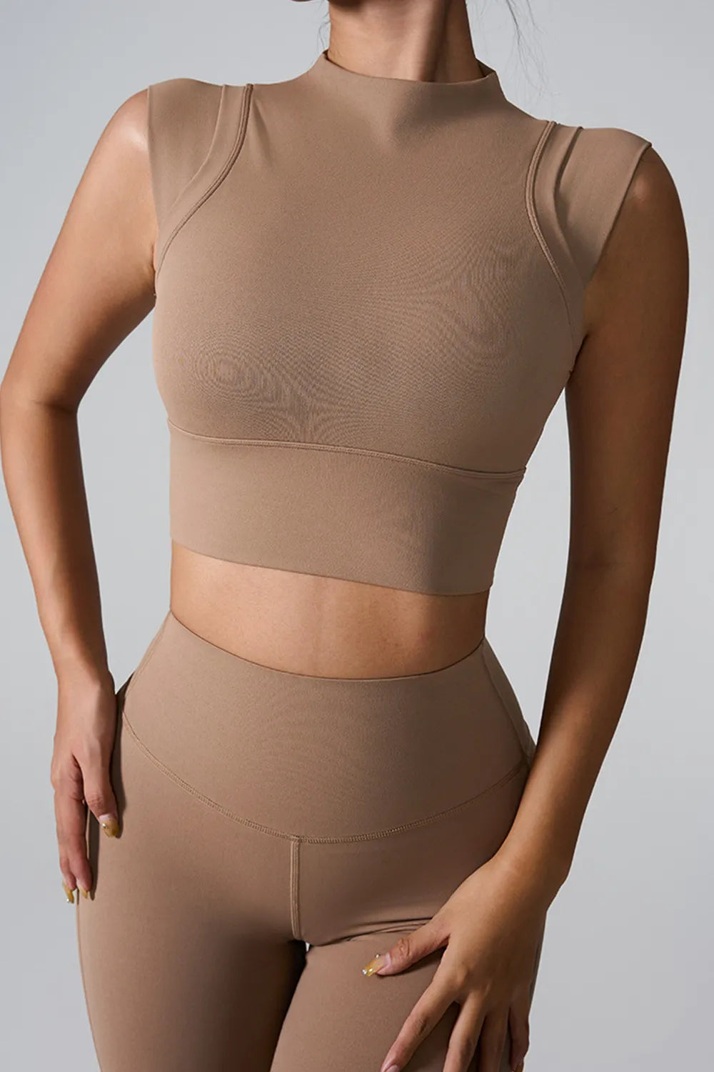 Mock Neck Active Tank - Korvel