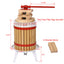 Fruit Wine Press and Crusher and Filter Bag,100% Nature Apple&Grape&Berries Crusher Manual Juice Maker for Kitchen - Korvel