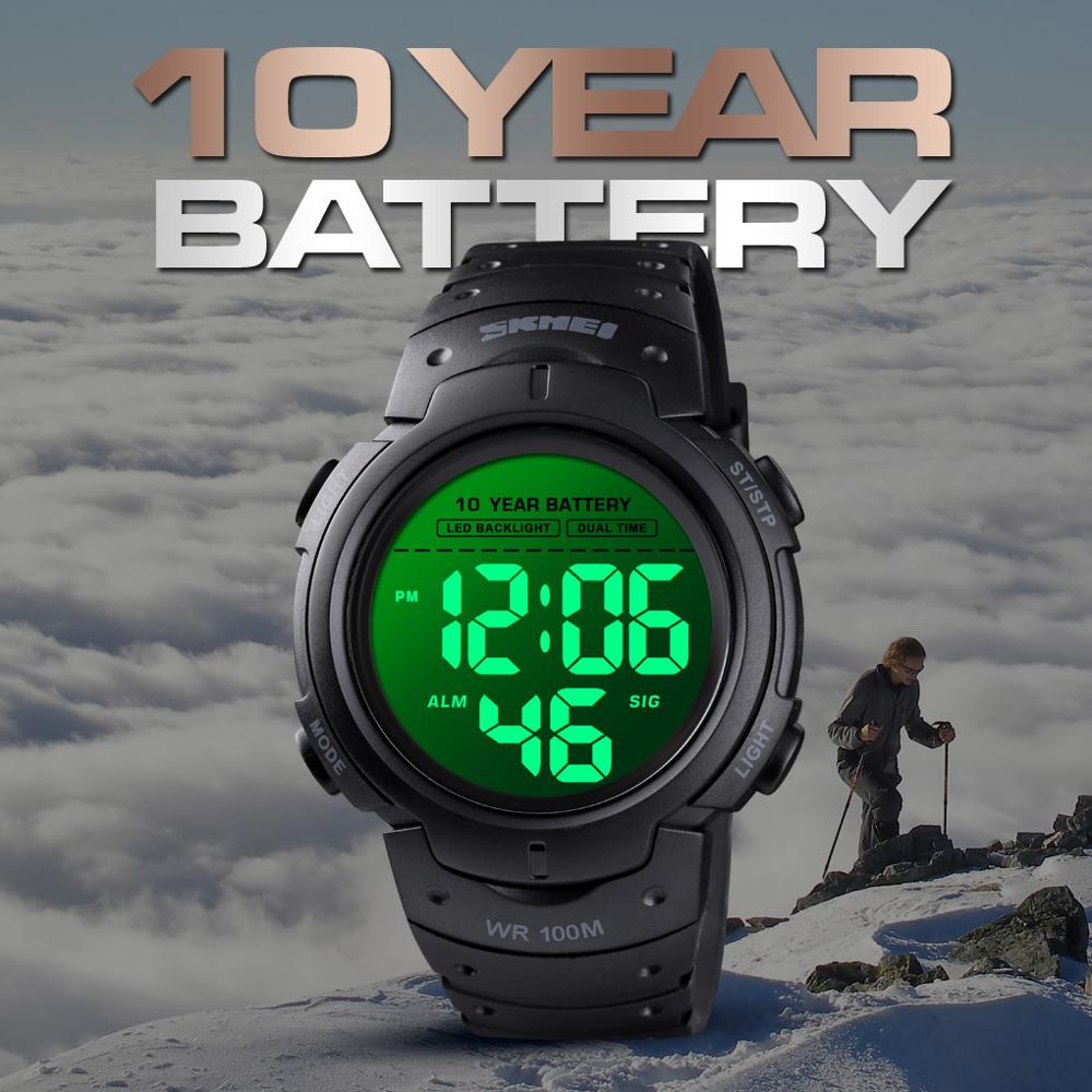 Reloj Digital Impermeable SKMEI para Hombre con Batería de 10 Años