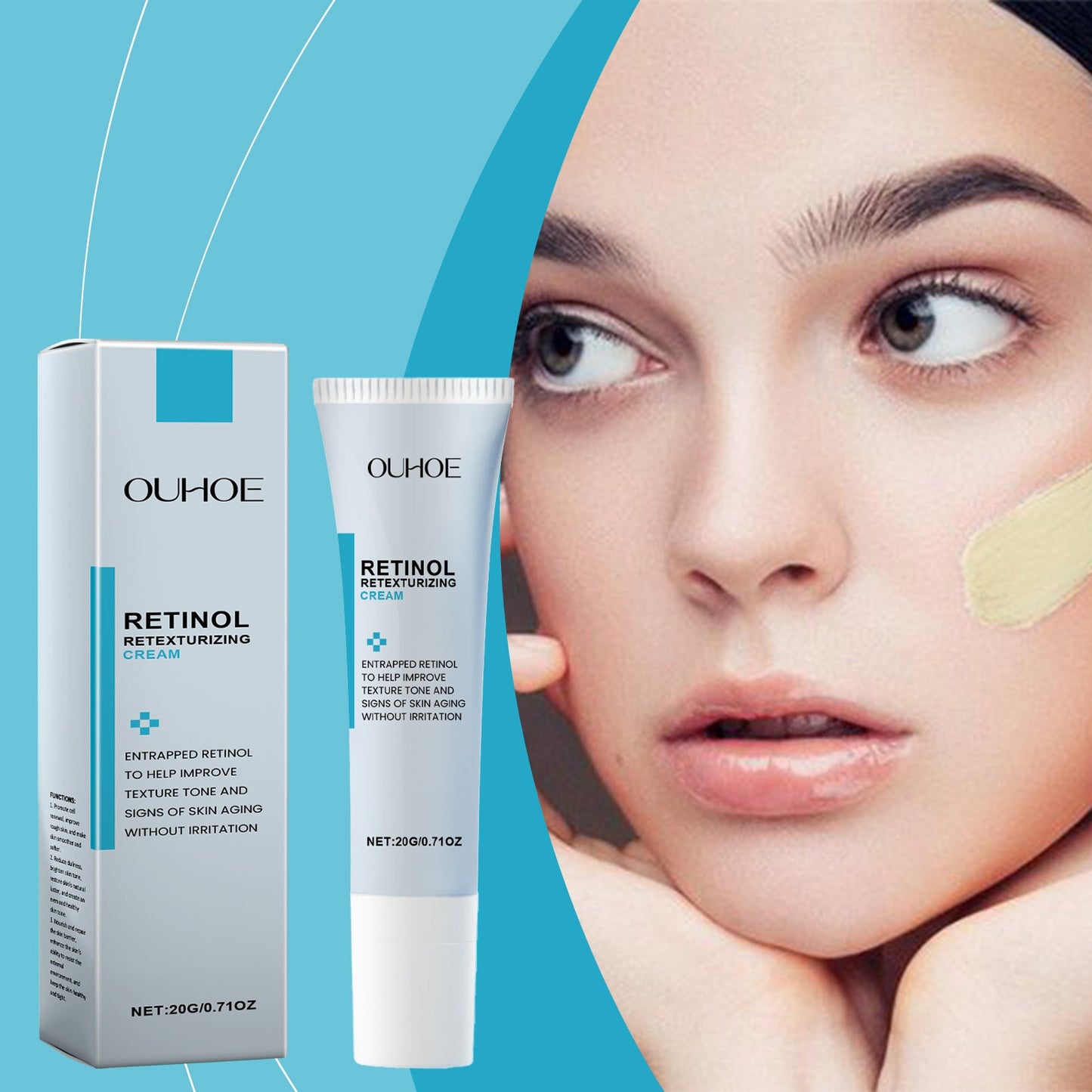 Retinol Cream Improves Dullness, Nourishes Moisture, Brightens Skin, Softens And Refreshes Face Cream - Korvel