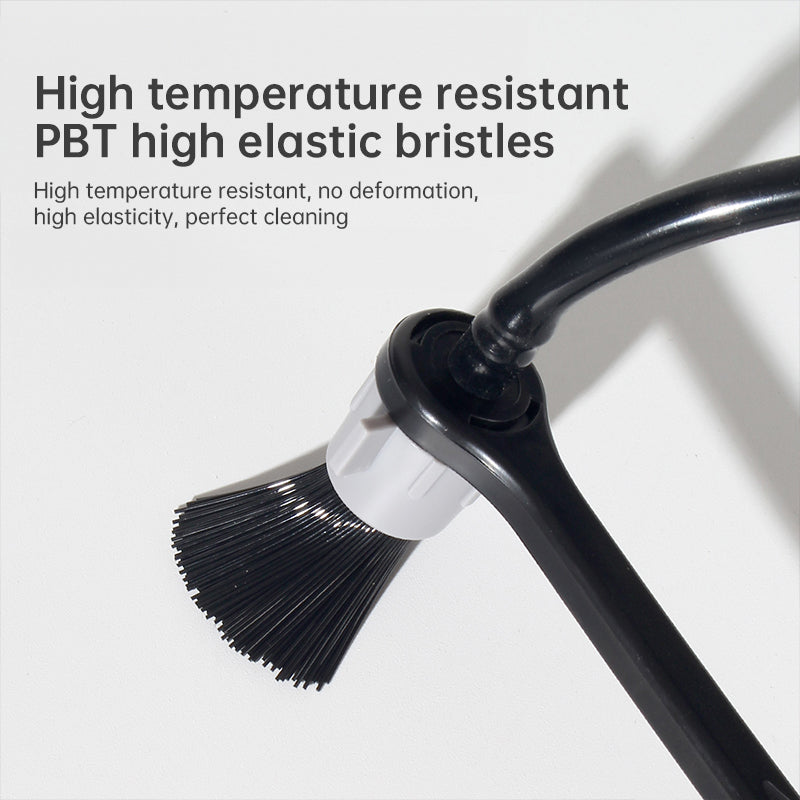 Premium Long-Handle Cleaning Brush for Coffee Machines