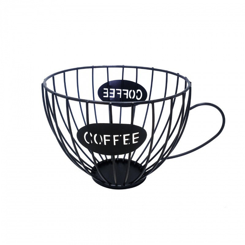Cofffee Capsule And Tea Bag Holder Black - Korvel