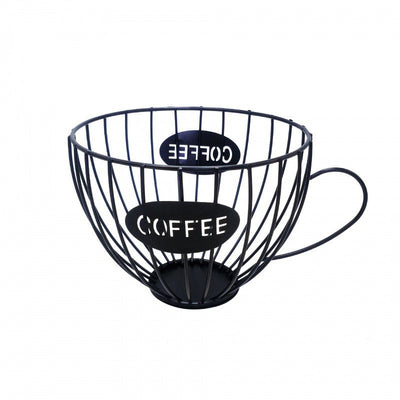 Cofffee Capsule And Tea Bag Holder Black - Korvel