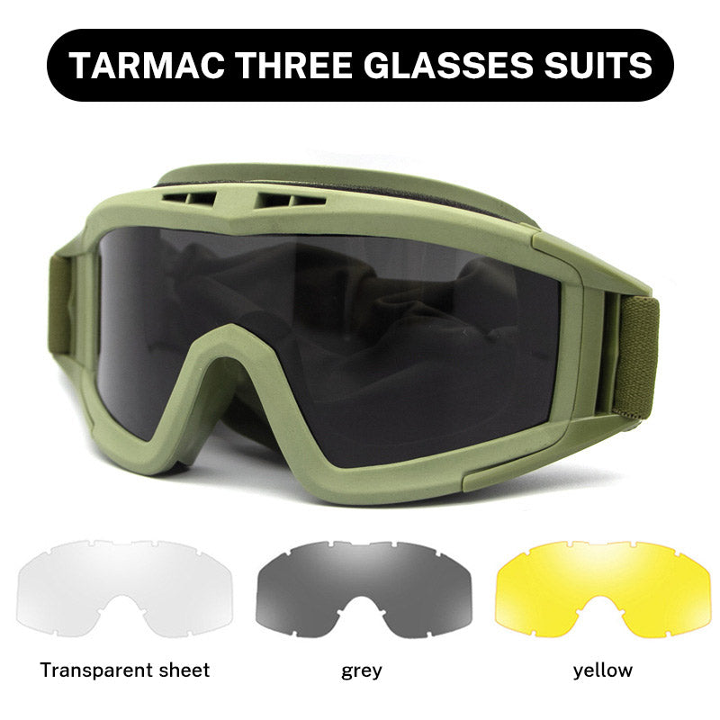 Military Tactical Goggles Outdoor Windproof Sports Army Airsoft Shooting Glasses Cycling Mountaineering Eyewear UV400 - Korvel