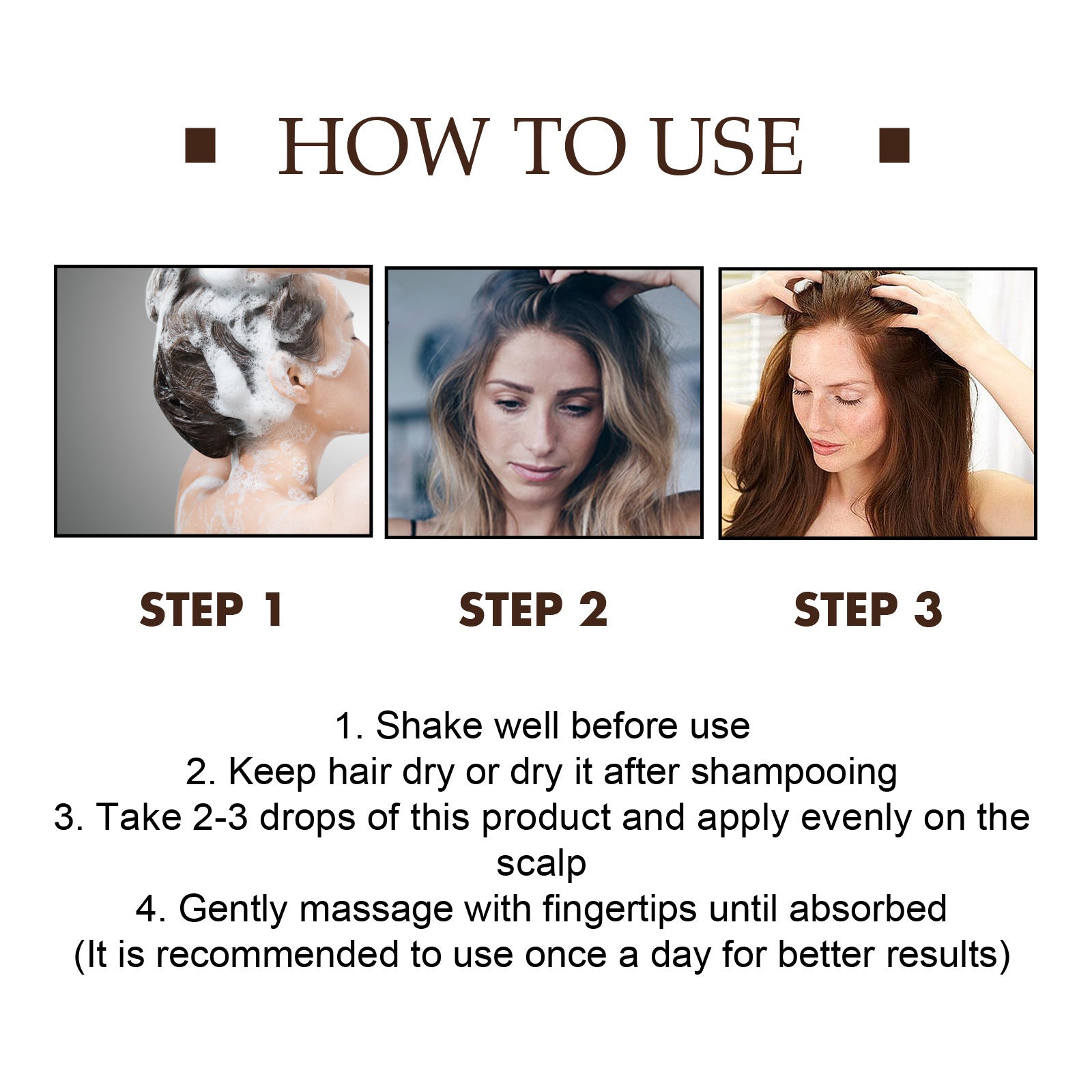 Hair Enrichment Essence, Moisturizes Hair Repair Hair Root Thickening Hairline Strengthening Hair Treatment Essence - Korvel