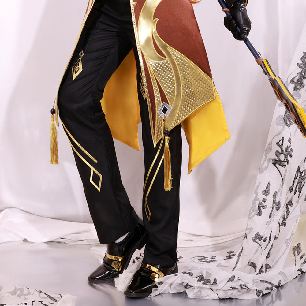 Genshin Impact Morax Zhongli high matching version Zhongli cos clothes matching shoes - Korvel