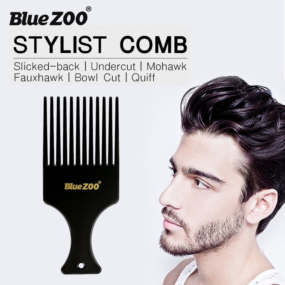 Peigne de coiffure rétro pour hommes Blue ZOO